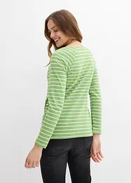 Maglia prémaman / da allattamento in cotone con bottoni a pressione, bonprix