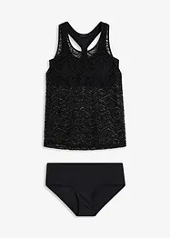 Tankini in pizzo (set 2 pezzi), bonprix