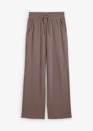 Pantaloni in jersey interlock, bonprix