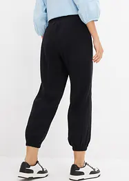 Pantaloni in mussola con cinta in lavorazione smock, bonprix