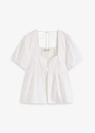 Blusa con maniche a palloncino e bottoni, bonprix