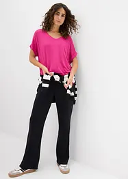 Pantaloni in felpa con viscosa, bonprix