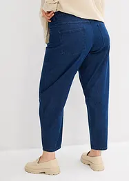 Jeans barrel in cotone biologico, vita media, bonprix