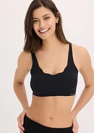 Reggiseno t-shirt imbottito laser cut senza ferretto Feel Comfort, bonprix