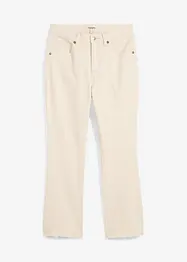 Jeans flared cropped, vita alta, bonprix