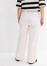Jeans wide leg con cintura, vita media, bonprix