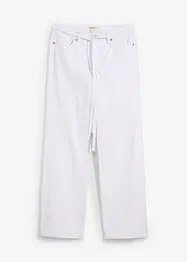 Jeans wide leg con cintura, vita media, bonprix