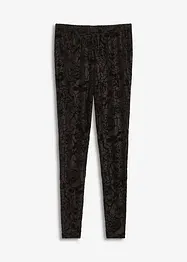 Leggings leggermente trasparenti con effetto burnout, bonprix