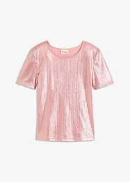 Maglia in materiale lucido, bonprix