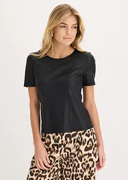 Maglia in materiale lucido, bonprix