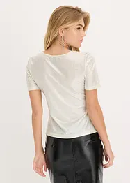 Maglia in materiale lucido, bonprix