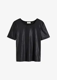 Maglia in materiale lucido, bonprix
