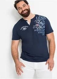 T-shirt serafino in puro cotone biologico, bonprix