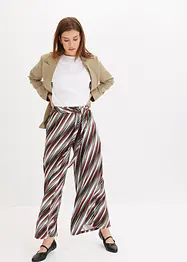 Pantaloni a palazzo in jersey di misto viscosa morbido, bonprix