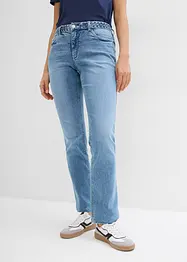 Jeans straight, vita media, bonprix