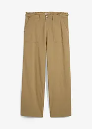 Pantaloni larghi in misto lino fresco, bonprix