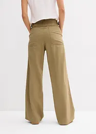 Pantaloni larghi in misto lino fresco, bonprix