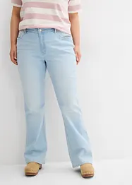 Jeans bootcut, vita alta, bonprix