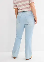 Jeans bootcut, vita alta, bonprix