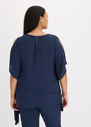 Blusa asimmetrica a più veli, bonprix