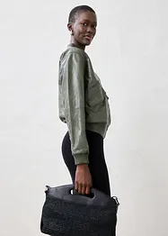 Bomber in nappa di agnello, bonprix