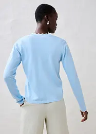 Cardigan in filato fine misto seta, bonprix