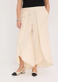 Pantaloni cropped con spacco, bonprix