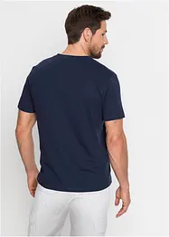 T-shirt serafino in puro cotone biologico, bonprix