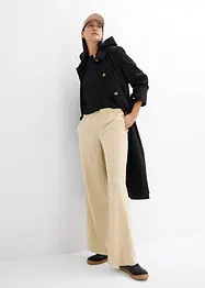 Pantaloni larghi in misto viscosa fluente, bonprix
