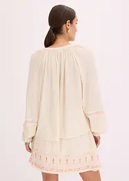 Blusa oversize con ricamo, bonprix