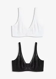 Reggiseno minimizer con ferretto (pacco da 2), bonprix