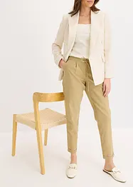 Pantaloni in misto lino, bonprix