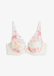 Reggiseno con coppe preformate e ricami stampati, bonprix