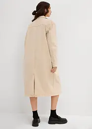 Trench lungo in twill, bonprix