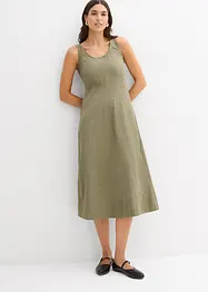Abito midi con cuciture verticali, bonprix
