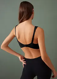Reggiseno con coppe preformate e ferretto, con cotone biologico (pacco da 2), bonprix