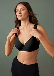 Reggiseno con coppe preformate e ferretto, con cotone biologico (pacco da 2), bonprix
