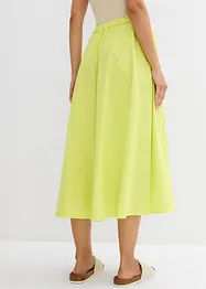 Gonna midi in fresco misto lino, bonprix