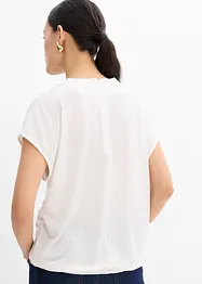 Maglia in crêpe operato, bonprix