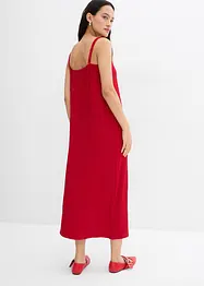 Abito in crêpe stretch con spalline regolabili, bonprix