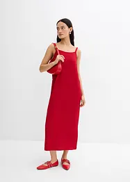 Abito in crêpe stretch con spalline regolabili, bonprix