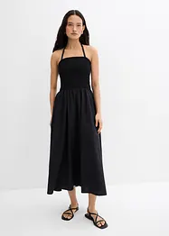 Abito midi con inserto smock, bonprix