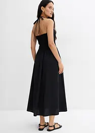 Abito midi con inserto smock, bonprix