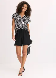 Shorts in jersey di crêpe leggero, bonprix