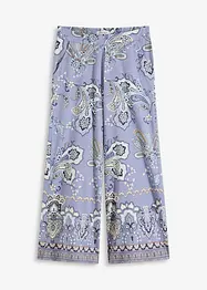 Pantaloni in jersey con fantasia paisley, bonprix
