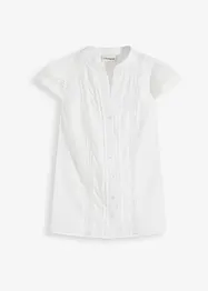Top con ricami traforati, bonprix