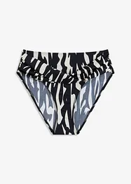 Slip per bikini sgambato a vita alta, bonprix