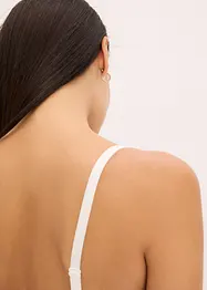 Reggiseno con coppe preformate e ricami stampati, bonprix