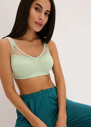 Reggiseno contenitivo senza ferretto con morbido cotone biologico, bonprix