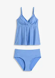 Tankini in materiale lucido (set 2 pezzi), bonprix